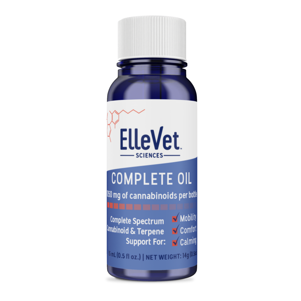 15 ML ElleVet CBD+CBDA OIL FOR DOGS | Complete Oil 1050 mg