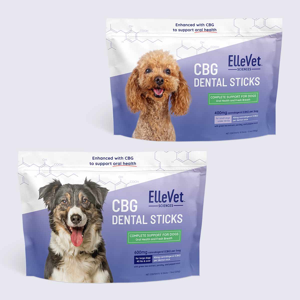 ElleVet Hemp CBG Dental Sticks ElleVet Sciences