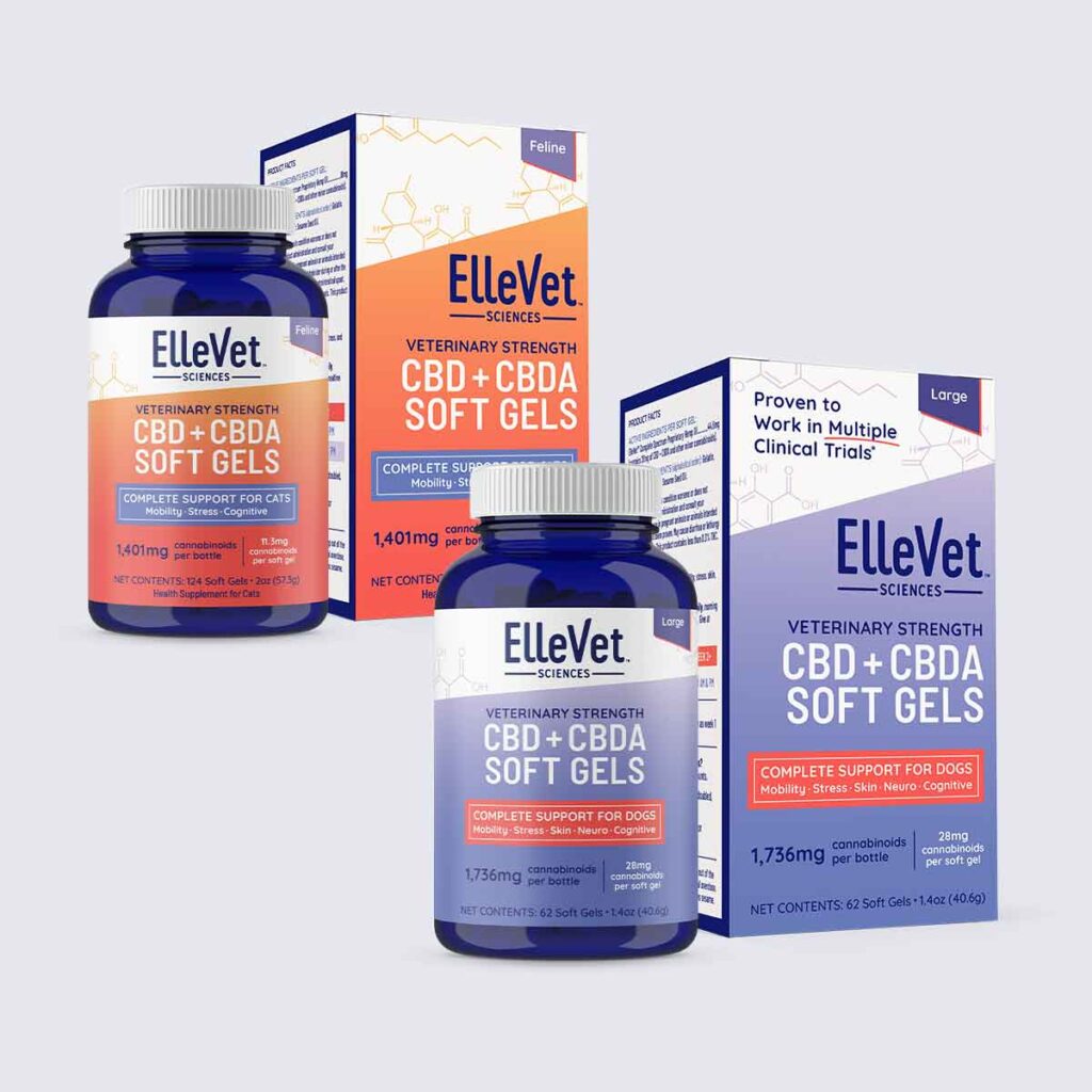 ElleVet Soft Gels product line